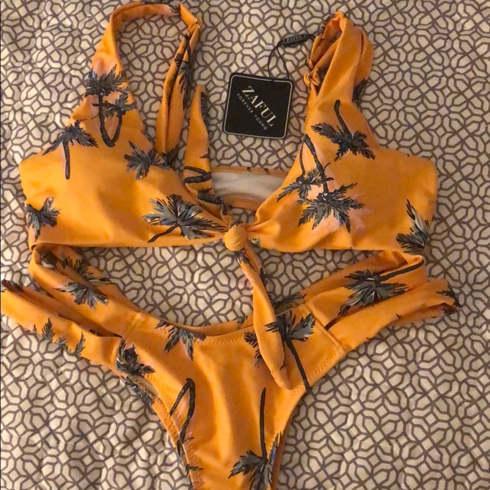 Zaful Yellow Bikini